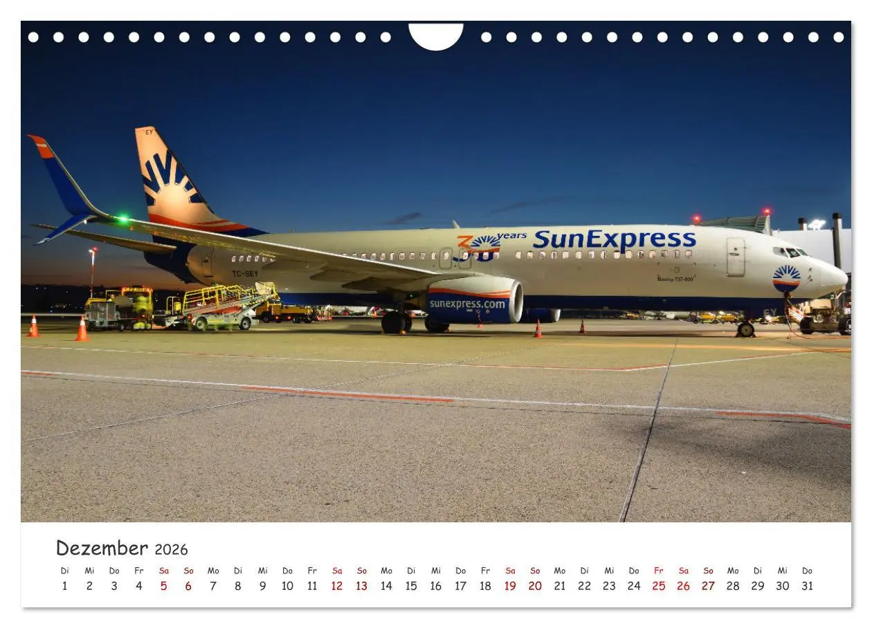 Bild: 9783457310212 | Flugzeuge auf Europas Flughäfen (Wandkalender 2026 DIN A4 quer),...