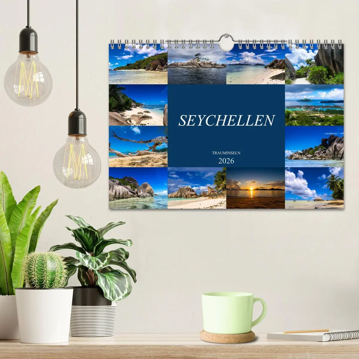 Bild: 9783457860212 | Trauminseln Seychellen (Wandkalender 2026 DIN A4 quer), CALVENDO...