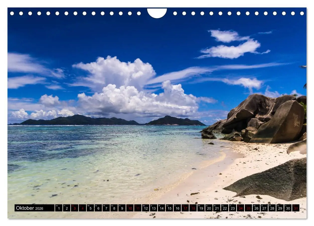 Bild: 9783457860212 | Trauminseln Seychellen (Wandkalender 2026 DIN A4 quer), CALVENDO...