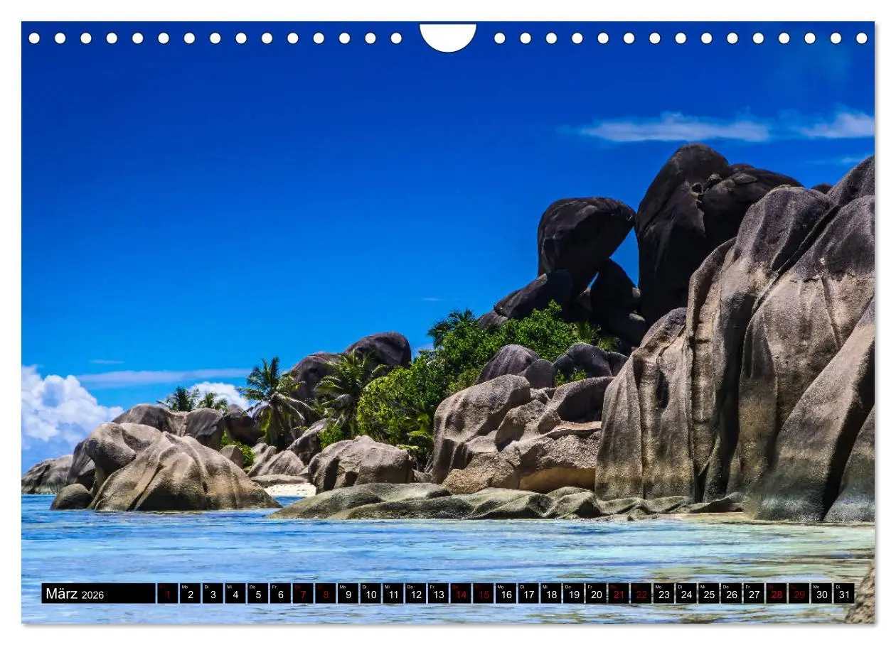 Bild: 9783457860212 | Trauminseln Seychellen (Wandkalender 2026 DIN A4 quer), CALVENDO...
