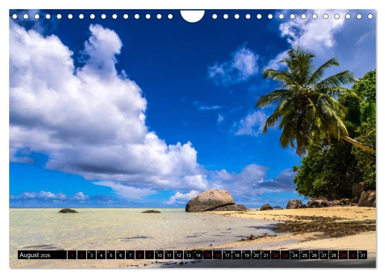 Bild: 9783457860212 | Trauminseln Seychellen (Wandkalender 2026 DIN A4 quer), CALVENDO...