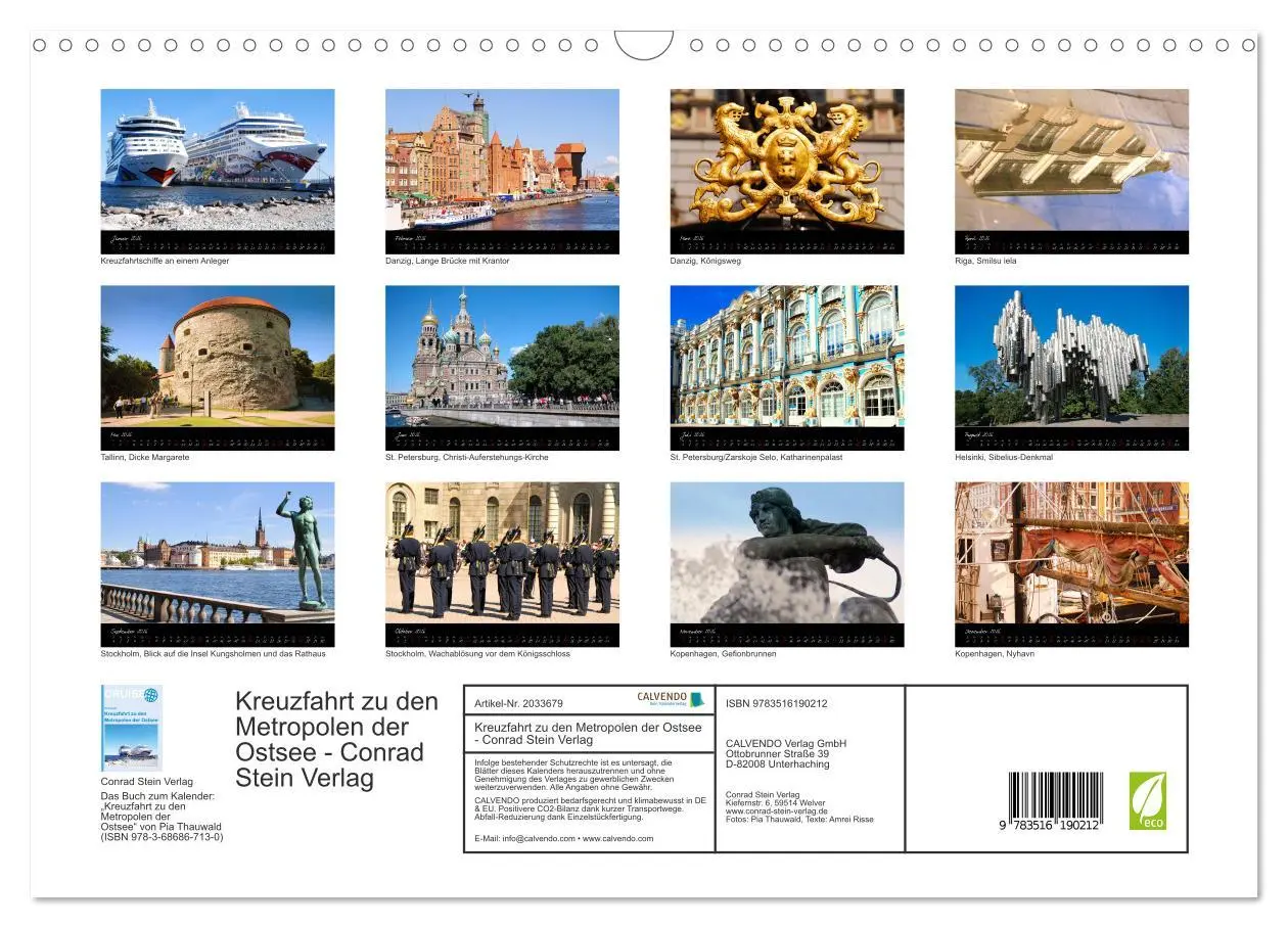 Bild: 9783516190212 | Kreuzfahrt zu den Metropolen der Ostsee - Conrad Stein Verlag...