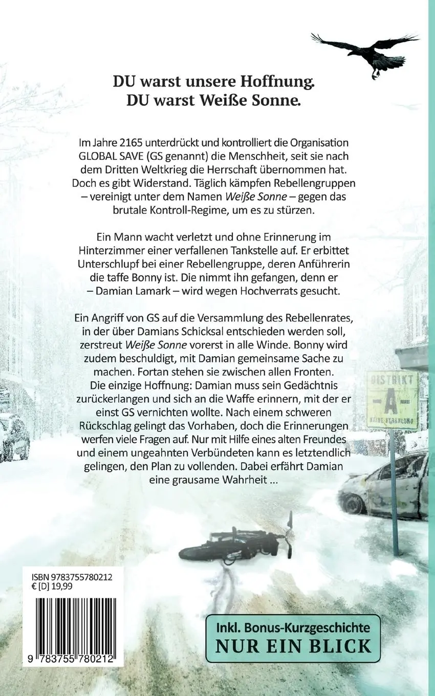 Rückseite: 9783755780212 | Utopia | Weiße Sonne | Kerstin Imrek | Taschenbuch | 692 S. | Deutsch