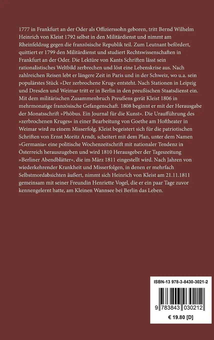 Rückseite: 9783843030212 | Das Bettelweib von Locarno / Der Findling / Die heilige Cäcilie /...