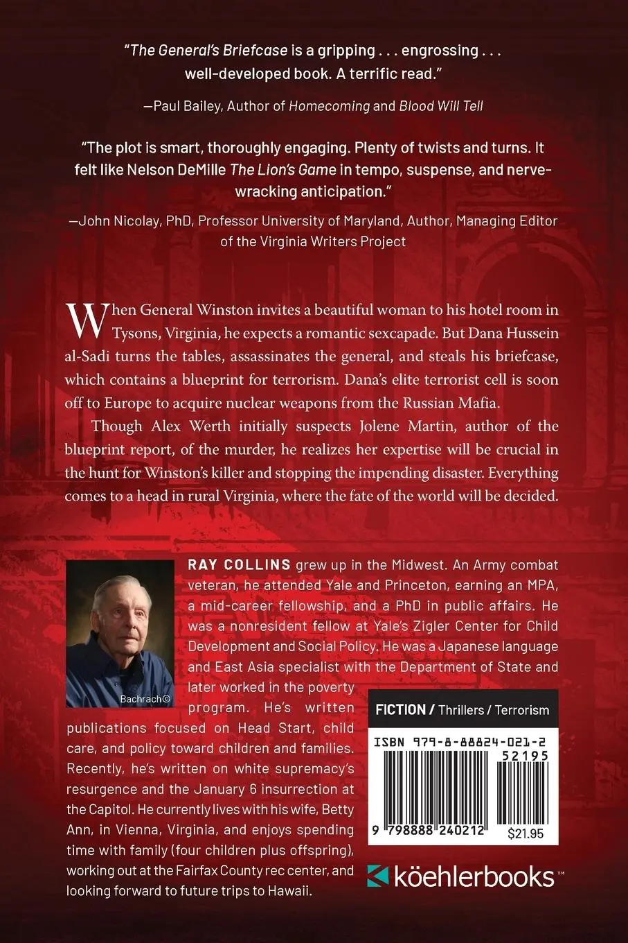 Rückseite: 9798888240212 | The General's Briefcase | Ray Collins | Taschenbuch | Englisch | 2023