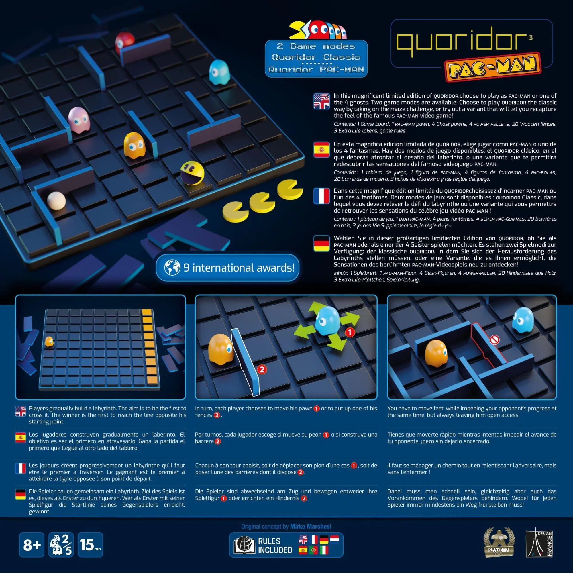 Bild: 3421271390312 | Quoridor PAC-MAN | Mriko Marchesi | Spiel | GIGD2020 | Deutsch | 2024