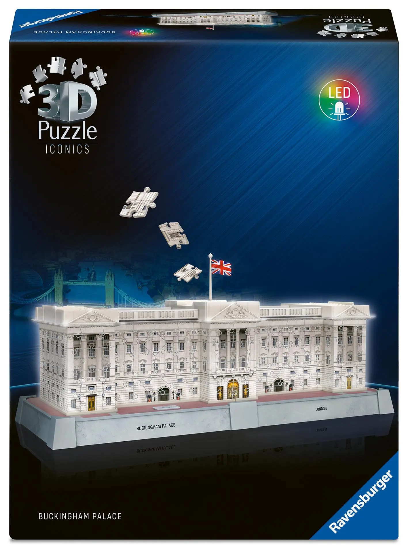 Cover: 4005555080312 | 3D Puzzle Iconics: Buckingham Palace - mit Licht | Spiel | 12008031