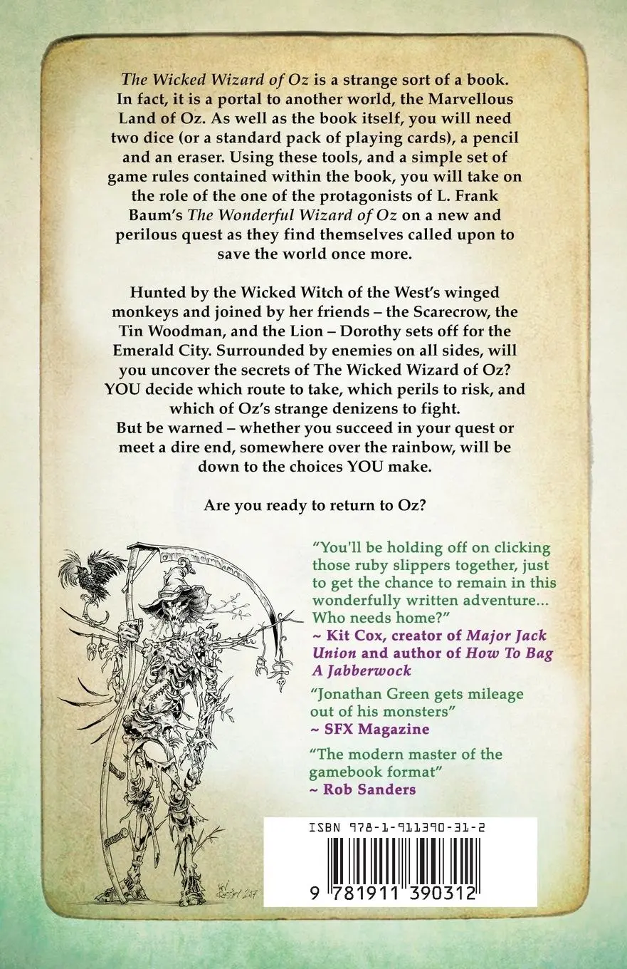 Rückseite: 9781911390312 | The Wicked Wizard of Oz | Jonathan Green | Taschenbuch | Englisch