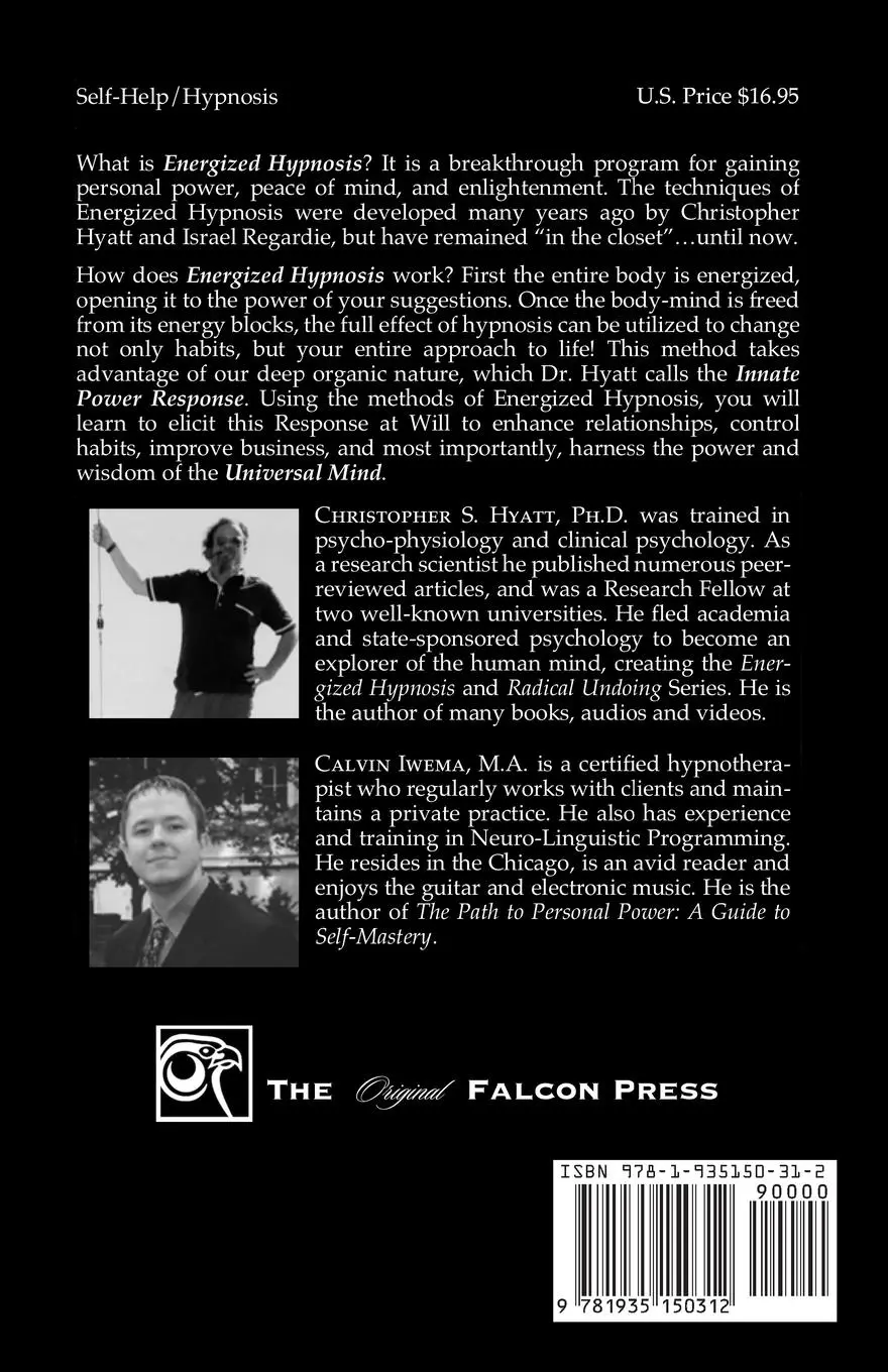 Rückseite: 9781935150312 | Energized Hypnosis | A "Non-Book" for Self Change | Hyatt (u. a.)