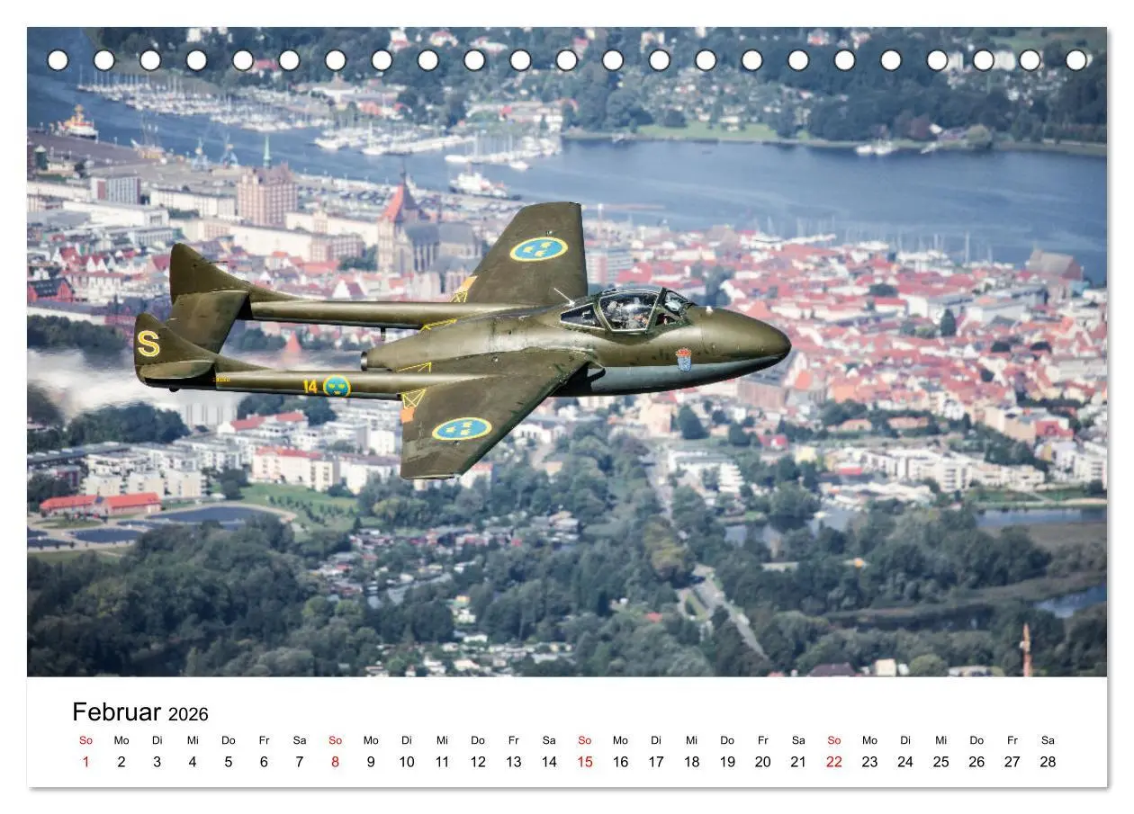 Bild: 9783457610312 | Klassiker der Lüfte (Tischkalender 2026 DIN A5 quer), CALVENDO...
