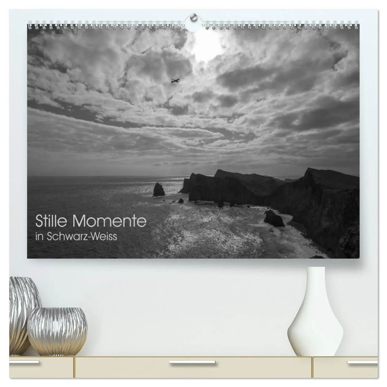 Cover: 9783516180312 | Stille Momente in Schwarz-Weiss (hochwertiger Premium Wandkalender...