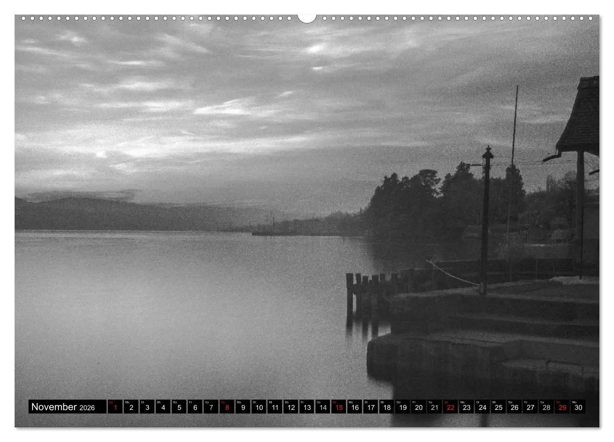Bild: 9783516180312 | Stille Momente in Schwarz-Weiss (hochwertiger Premium Wandkalender...
