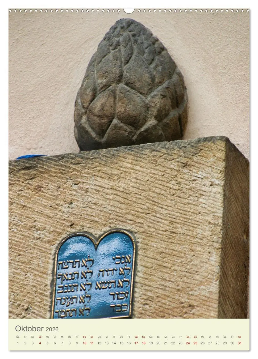Bild: 9783516320312 | Jüdisches Prag (hochwertiger Premium Wandkalender 2026 DIN A2...