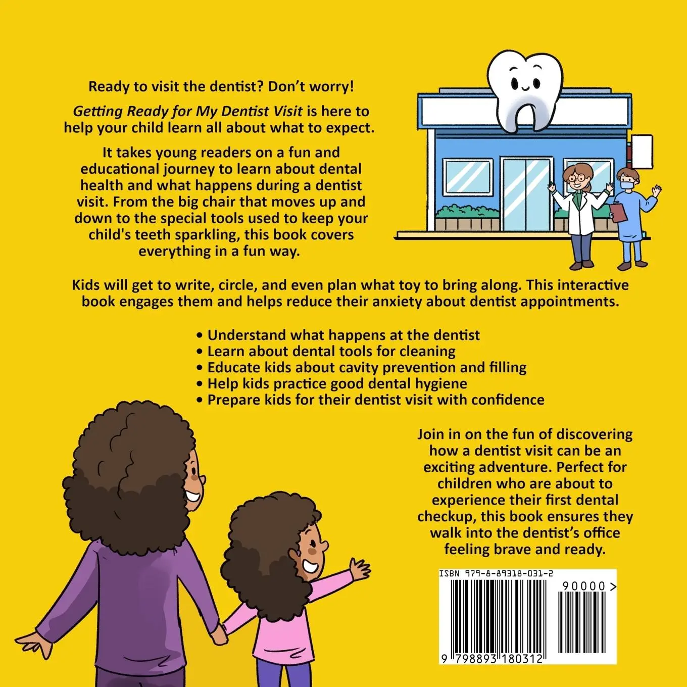 Rückseite: 9798893180312 | Getting Ready for My Dentist Visit | Fei Zheng-Ward | Taschenbuch