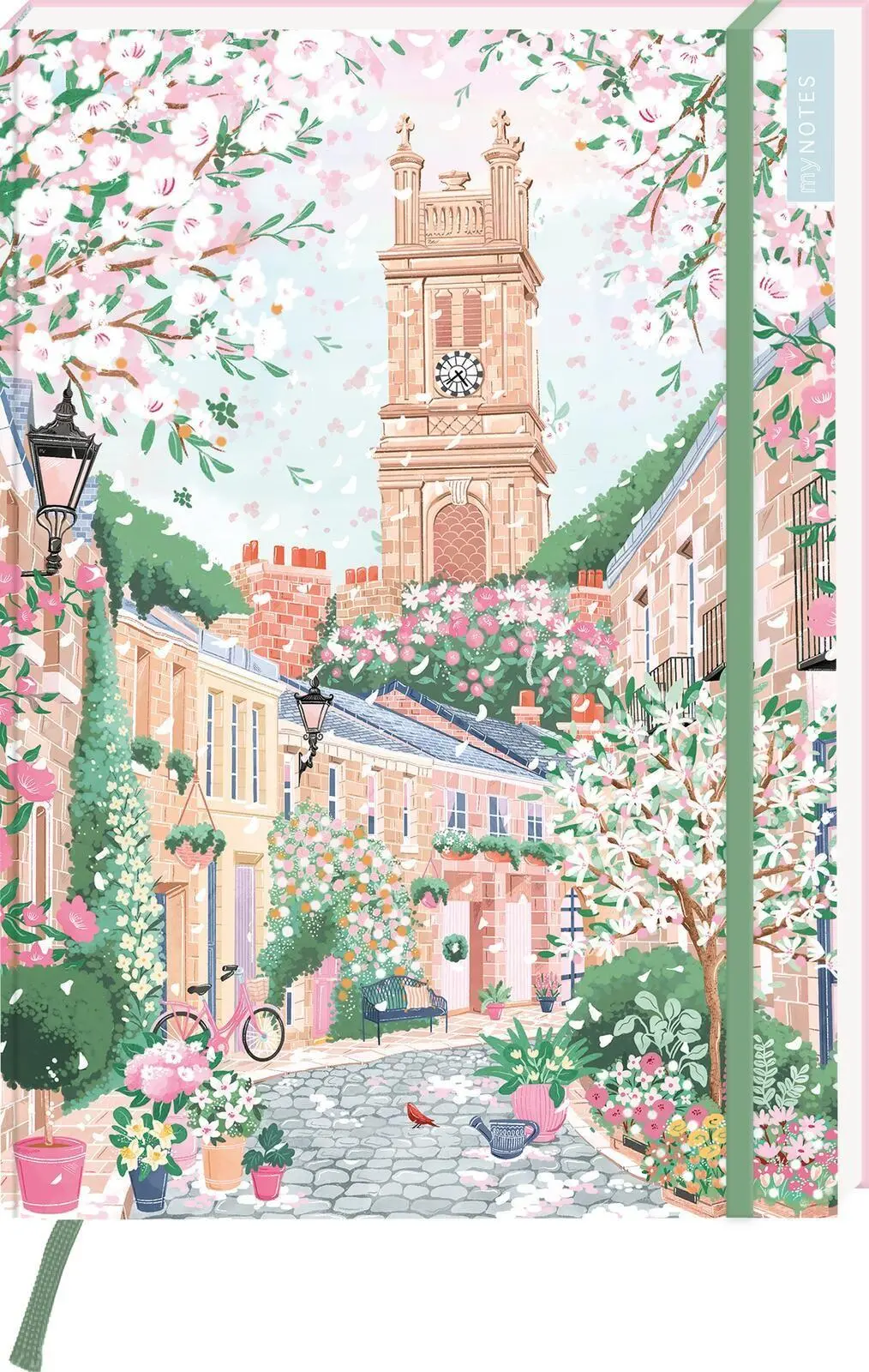 Cover: 4014489140412 | myNOTES Papeterie: Notizbuch A4 Simply, Katy - Spring Lane | Simply