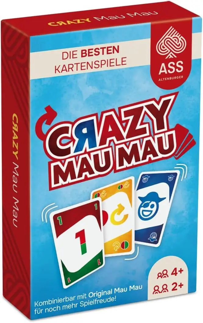 Cover: 4042677720412 | ASS Altenburger 10050598-000 - Mau Mau Crazy, Familienspiel | Deutsch