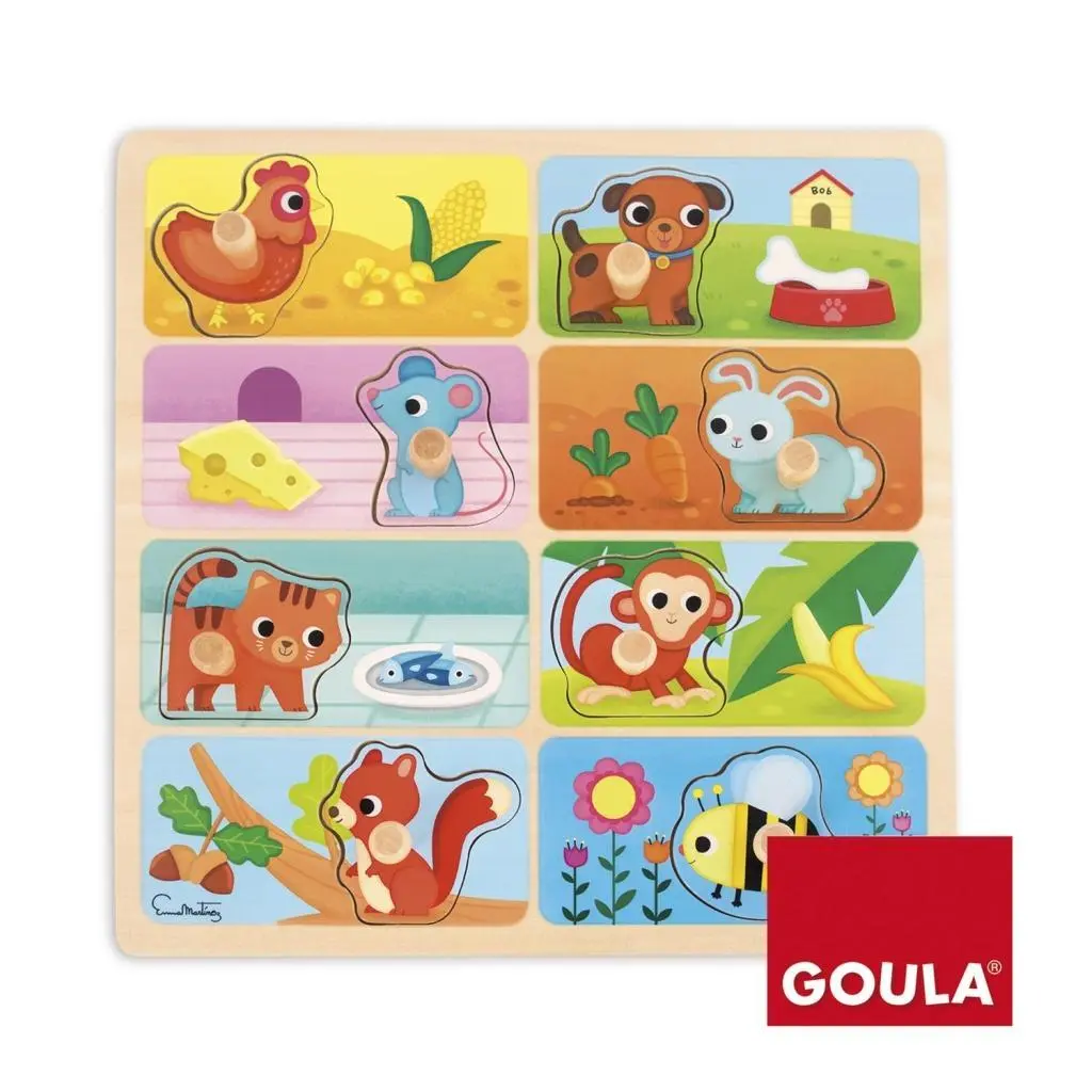 Cover: 8410446530412 | GOULA - Mein Lieblingsessen-Puzzle | Mit Greifknöpfen | Puzzle | 53041