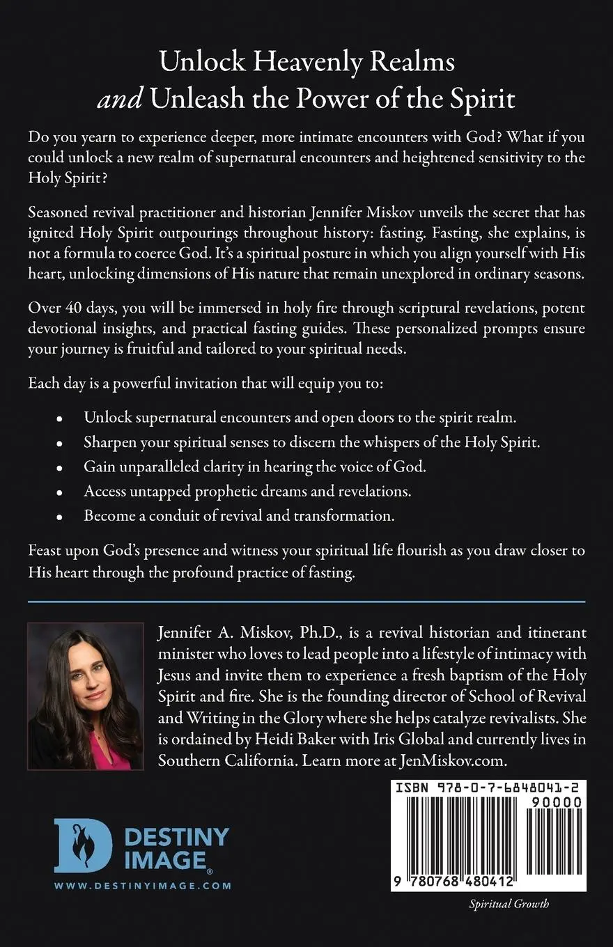 Rückseite: 9780768480412 | Feasting on God's Presence | Jennifer A. Miskov | Taschenbuch | 2024