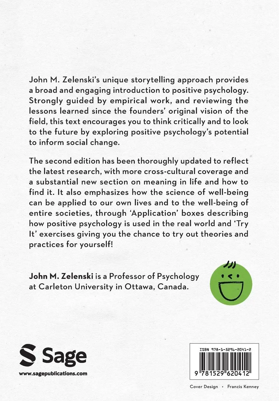 Rückseite: 9781529620412 | Positive Psychology | The Science of Well-Being (Second Edition)