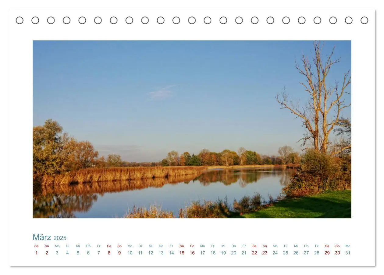 Bild: 9783435130412 | Norddeutsche Horizonte. Küsten, Wiesen, Moore (Tischkalender 2025...