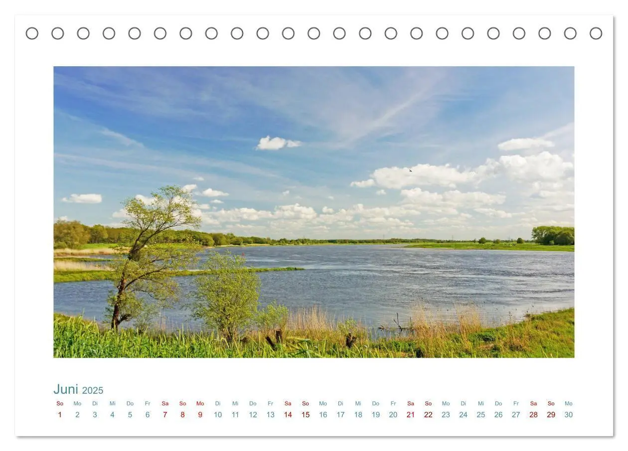 Bild: 9783435130412 | Norddeutsche Horizonte. Küsten, Wiesen, Moore (Tischkalender 2025...