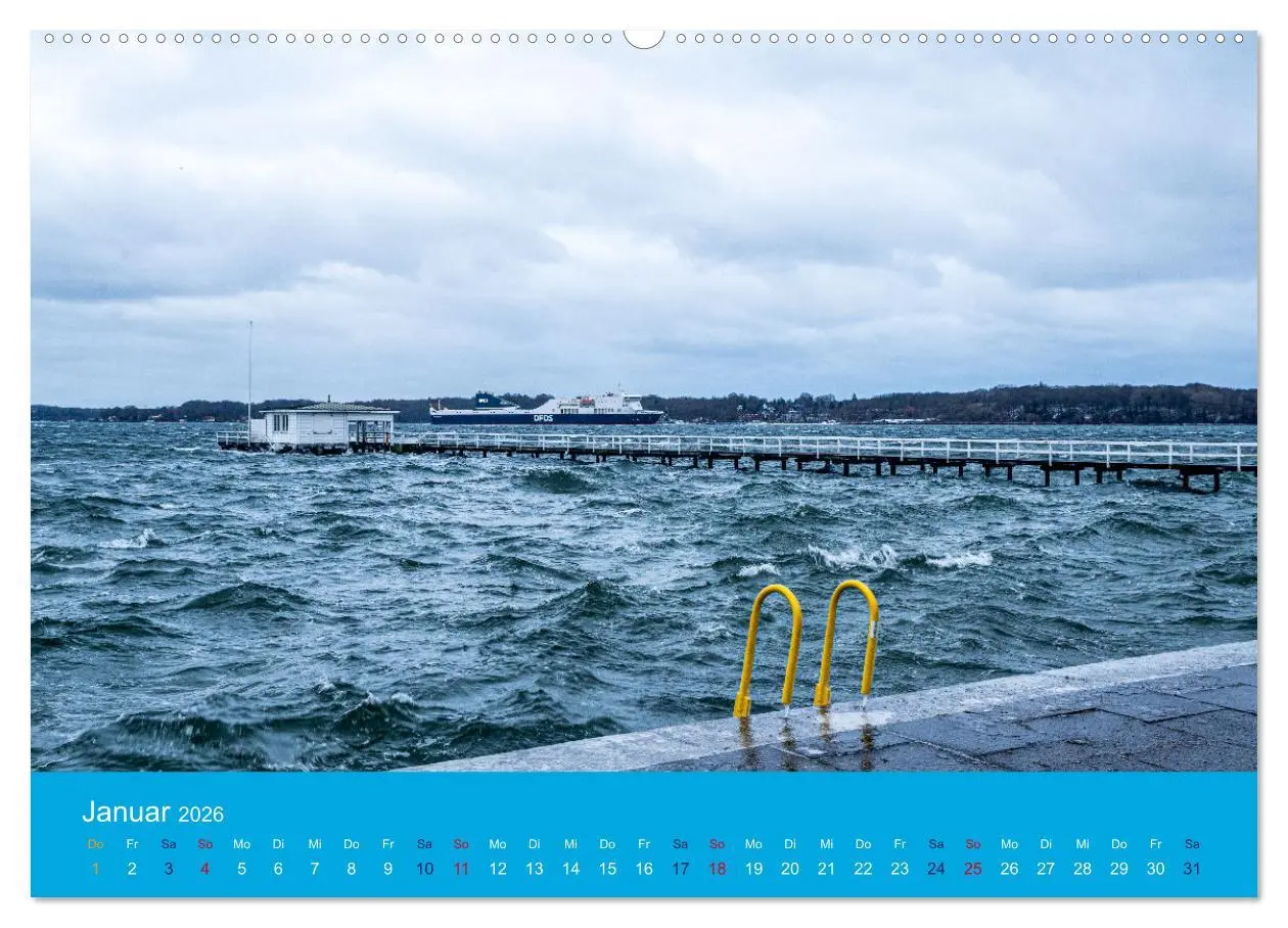 Bild: 9783457460412 | An der Kieler Förde (hochwertiger Premium Wandkalender 2026 DIN A2...