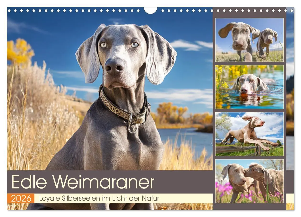 Cover: 9783457910412 | Edle Weimaraner. Loyale Silberseelen im Licht der Natur...