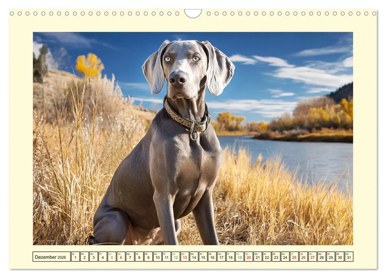 Bild: 9783457910412 | Edle Weimaraner. Loyale Silberseelen im Licht der Natur...