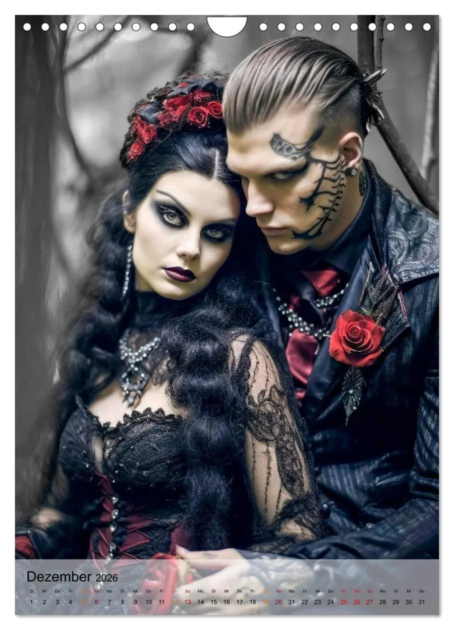 Bild: 9783516310412 | Gothic ist cool (Wandkalender 2026 DIN A4 hoch), CALVENDO...