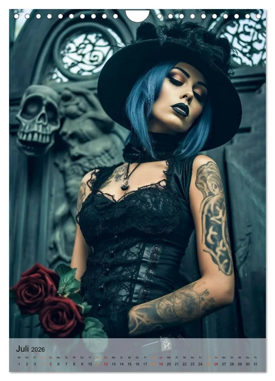 Bild: 9783516310412 | Gothic ist cool (Wandkalender 2026 DIN A4 hoch), CALVENDO...
