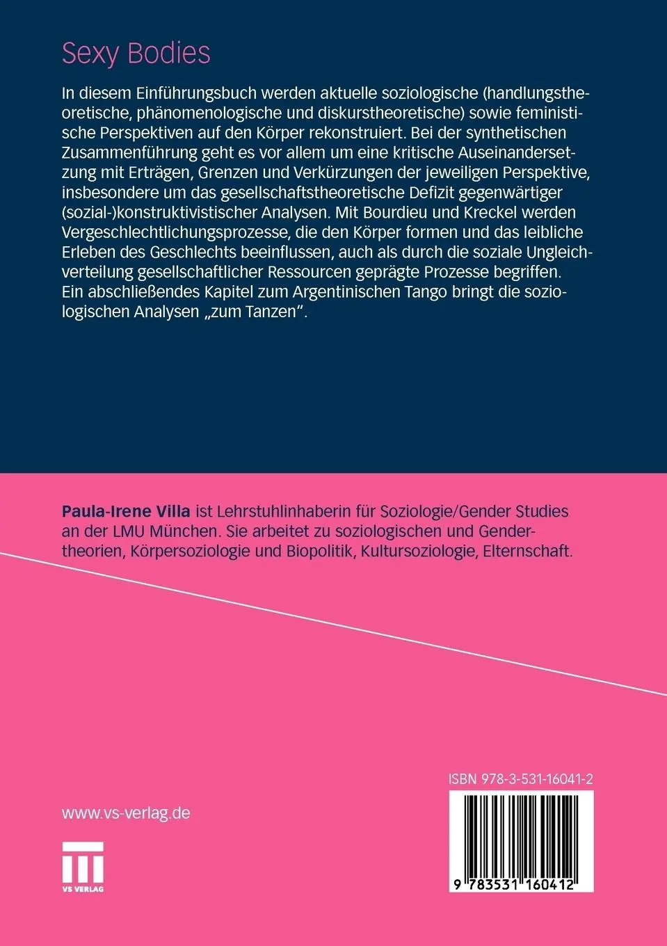 Rückseite: 9783531160412 | Sexy Bodies | Eine soziologische Reise durch den Geschlechtskörper
