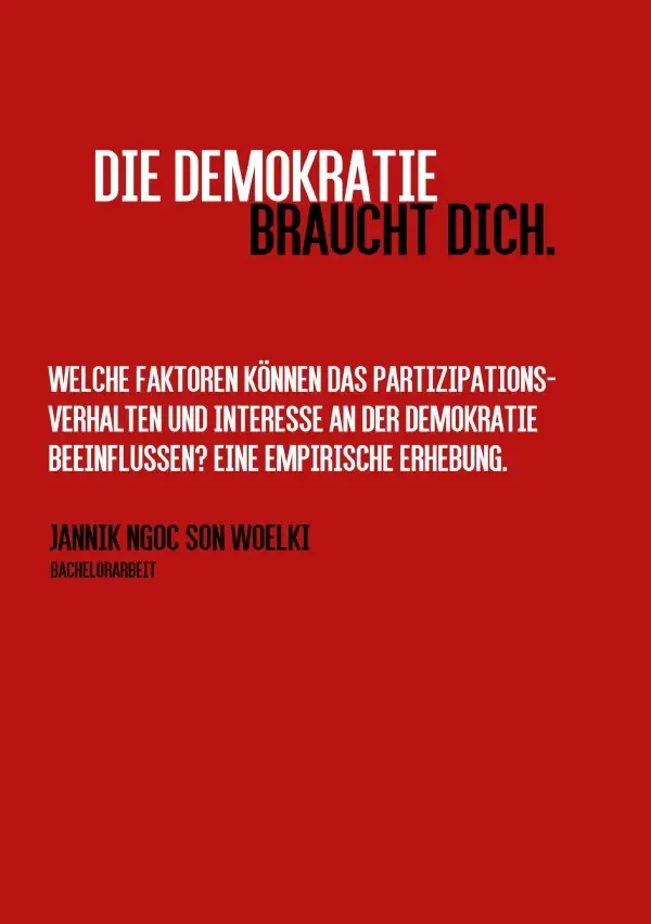 Cover: 9783756510412 | Die Demokratie braucht dich. | Jannik Ngoc Son Woelki | Taschenbuch Cover: 9783756510412 | Die Demokratie braucht dich. | Jannik Ngoc Son Woelki | Taschenbuch