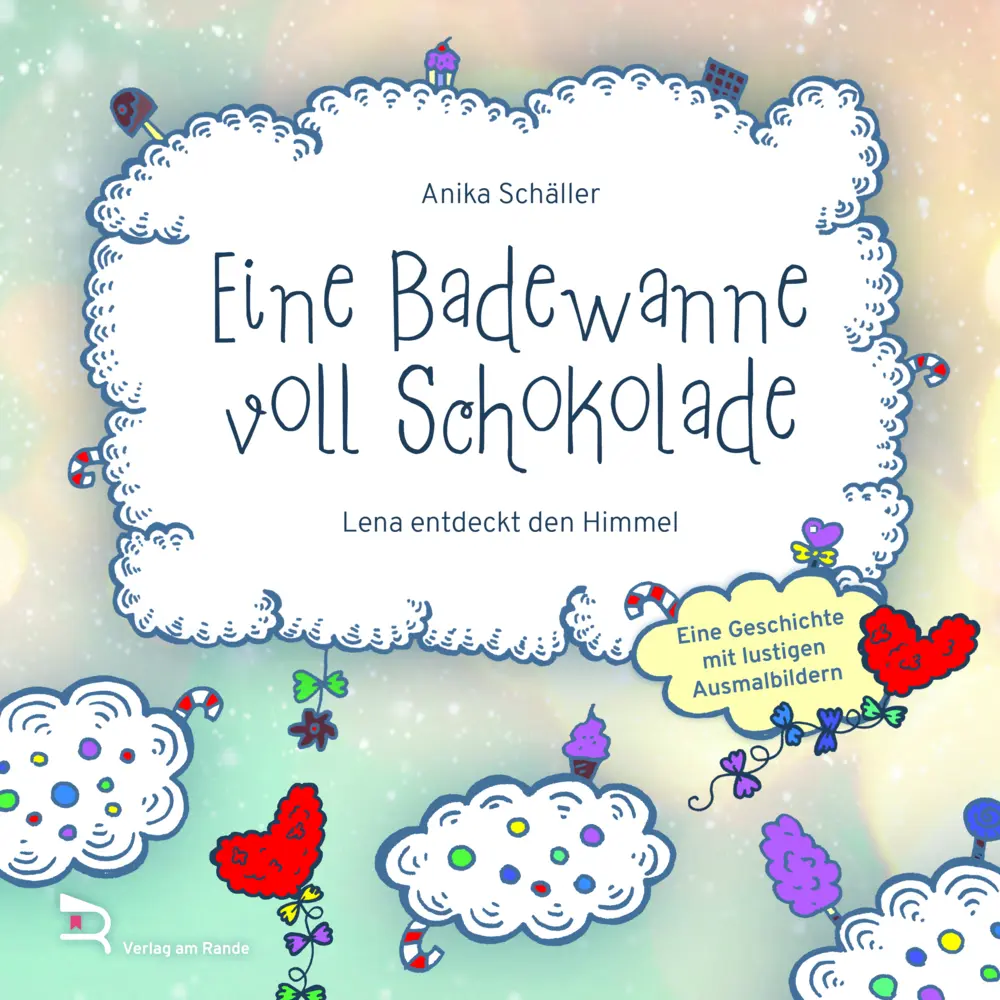 Cover: 9783903190412 | EINE BADEWANNE VOLL SCHOKOLADE | Lena entdeckt den Himmel. Malbuch