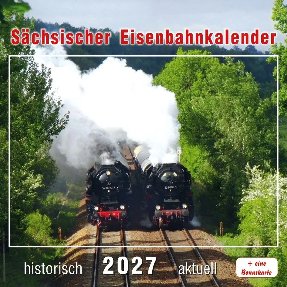 Cover: 9783965640412 | Sächsischer Eisenbahnkalender 2027 | Thomas Böttger | Kalender | 14 S.
