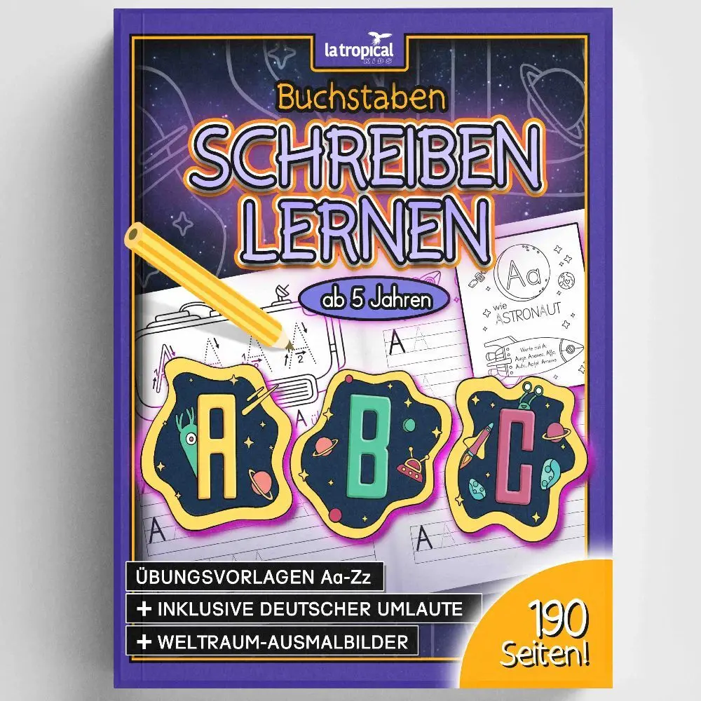 Cover: 9783969080412 | Buchstaben schreiben lernen ab 5 Jahren | David Ludwig | Taschenbuch