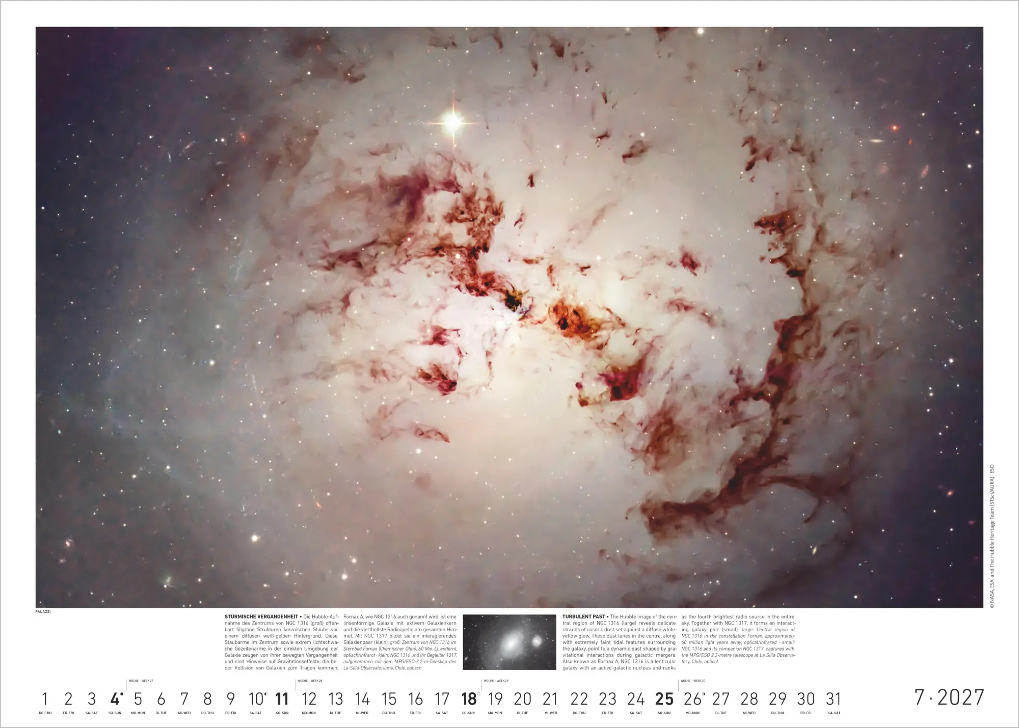 Bild: 4069095010512 | Sternzeit 2027 | Felicitas Mokler | Kalender | Palazzi (Kalender)