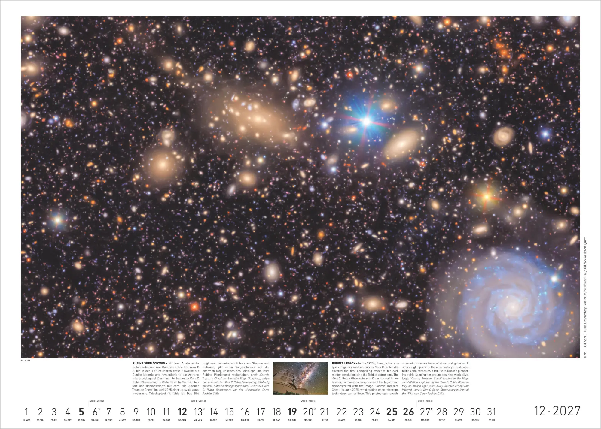 Bild: 4069095010512 | Sternzeit 2027 | Felicitas Mokler | Kalender | Palazzi (Kalender)