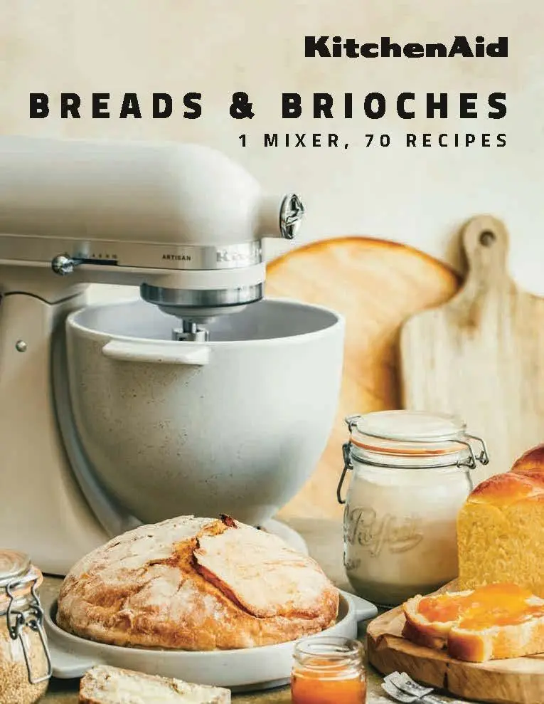 Cover: 9782381840512 | KitchenAid: Breads &amp; Brioches | 1 Mixer, 70 Recipes | Morgensztern
