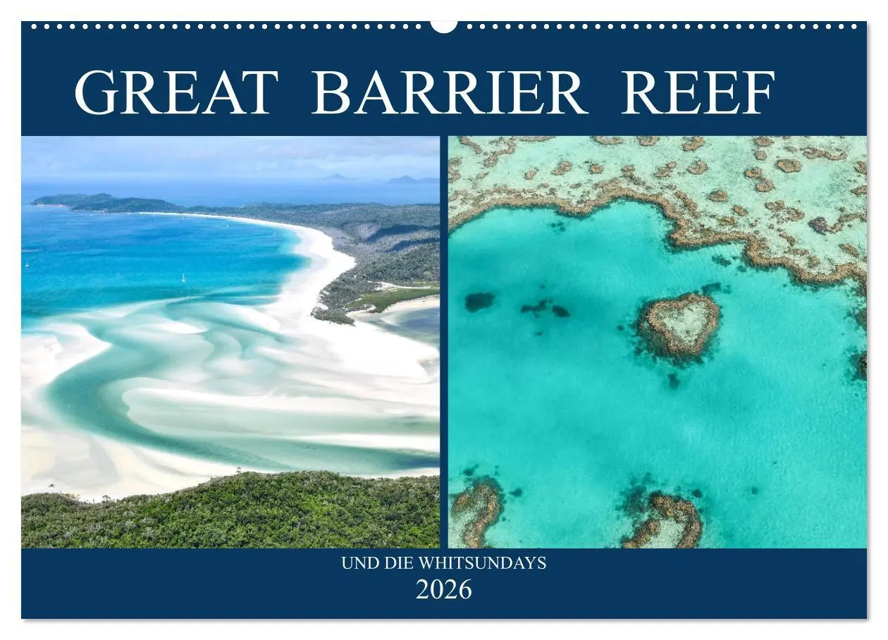 Cover: 9783457760512 | Great Barrier Reef und die Whitsundays (Wandkalender 2026 DIN A2...