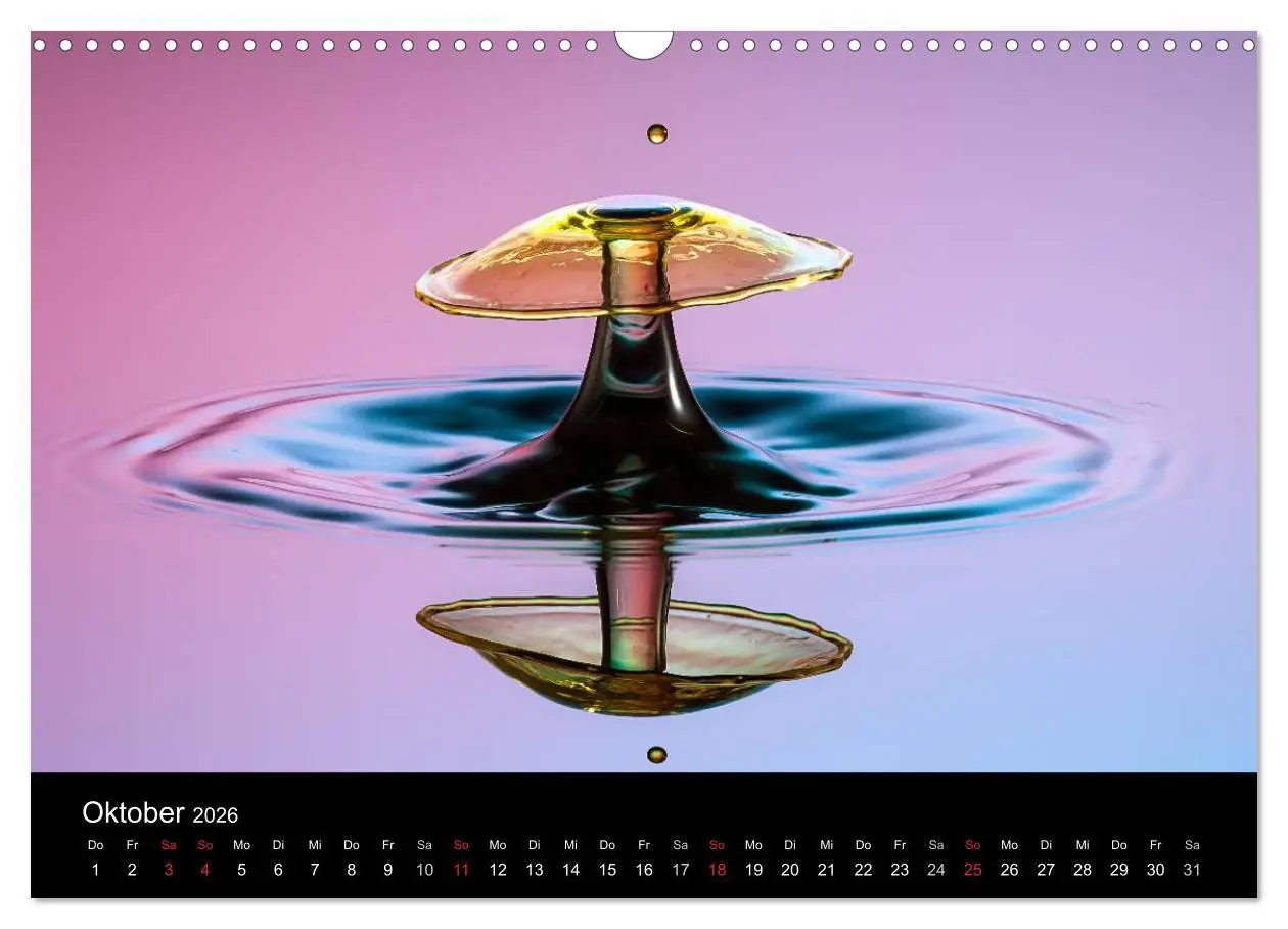 Bild: 9783516230512 | Liquid Art - Magische Momente mit Wassertropfen (Wandkalender 2026...