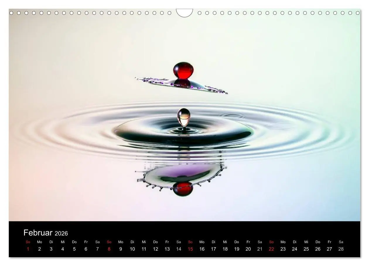 Bild: 9783516230512 | Liquid Art - Magische Momente mit Wassertropfen (Wandkalender 2026...