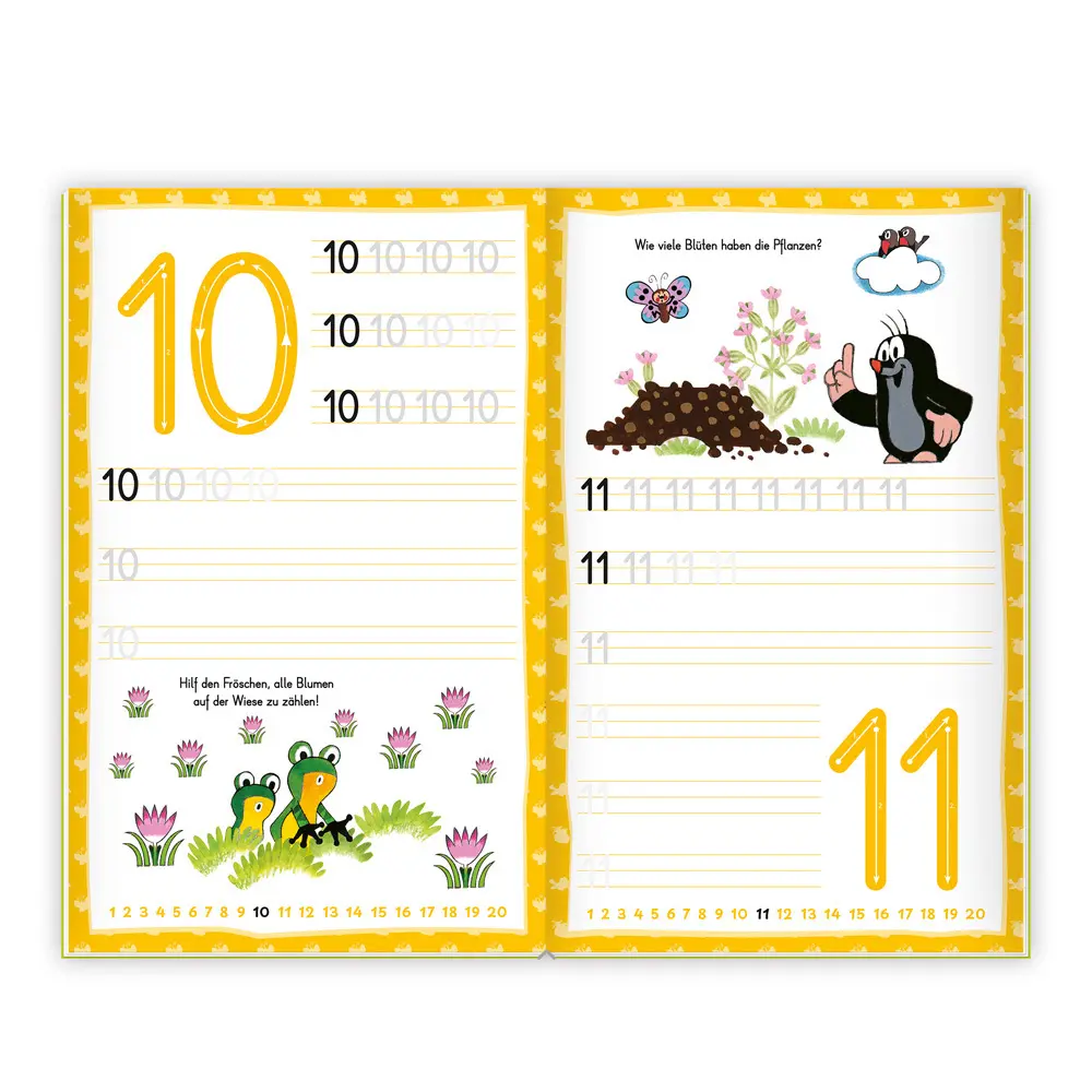 Bild: 9783988020512 | Trötsch Der kleine Maulwurf Übungsbuch Zahlen | Co.KG | Taschenbuch