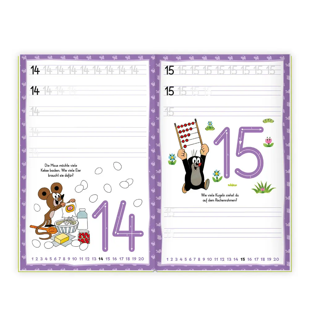 Bild: 9783988020512 | Trötsch Der kleine Maulwurf Übungsbuch Zahlen | Co.KG | Taschenbuch