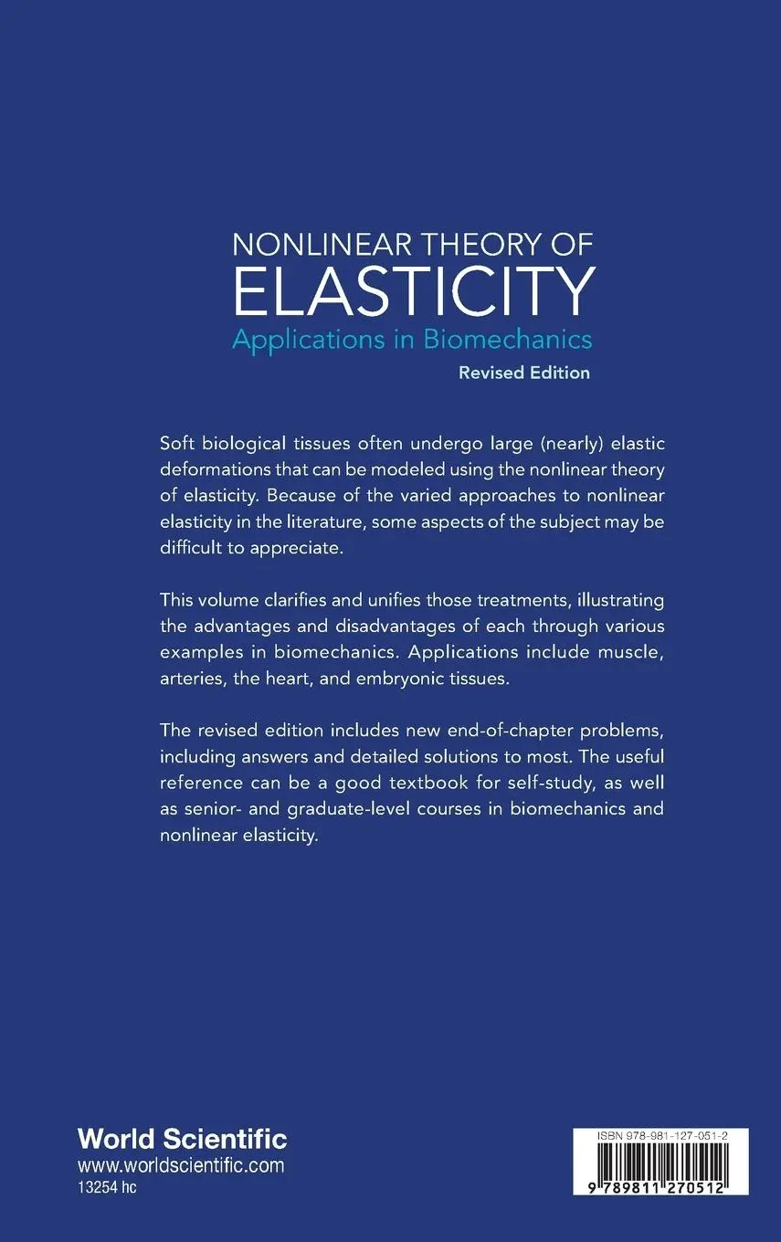 Rückseite: 9789811270512 | NONLINEAR THEORY ELASTIC (REV ED) | Larry A Taber | Buch | Englisch