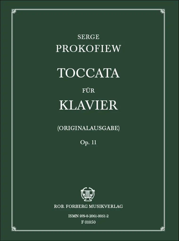 Cover: 9790206100512 | Toccata, op.11 | Sergei Prokofiev | Buch | Rob. Forberg Musikverlag