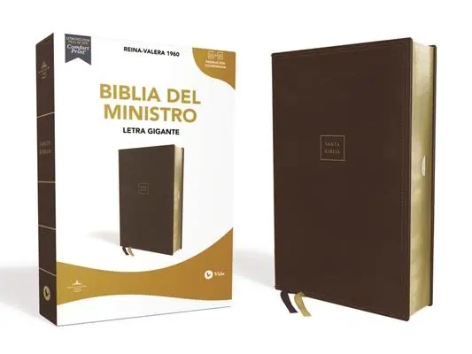 Cover: 9780829770612 | Rvr60, Biblia del Ministro, Letra Gigante, Leathersoft, Café,...
