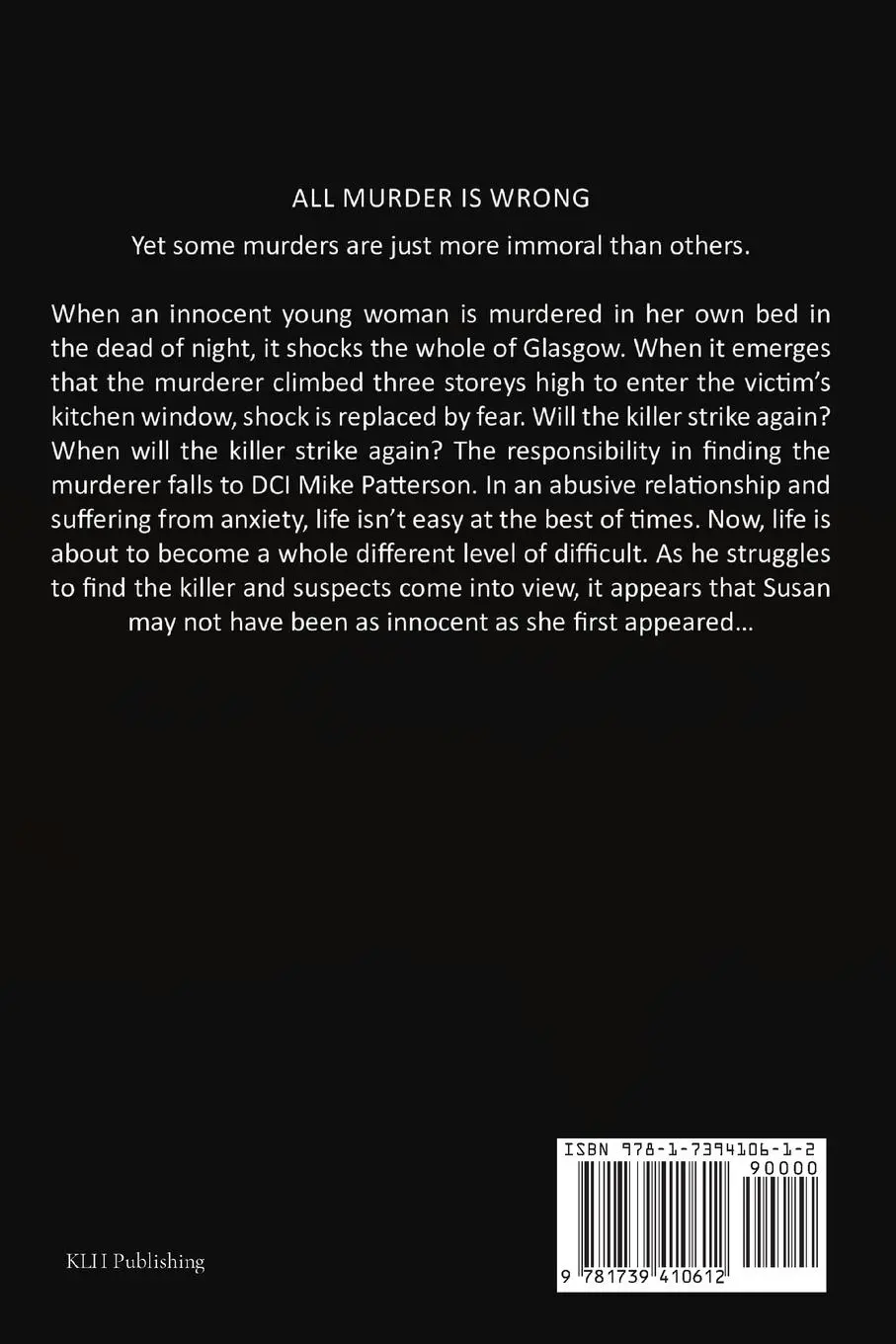 Rückseite: 9781739410612 | An Immoral Murder | Will Cameron | Taschenbuch | Englisch | 2023