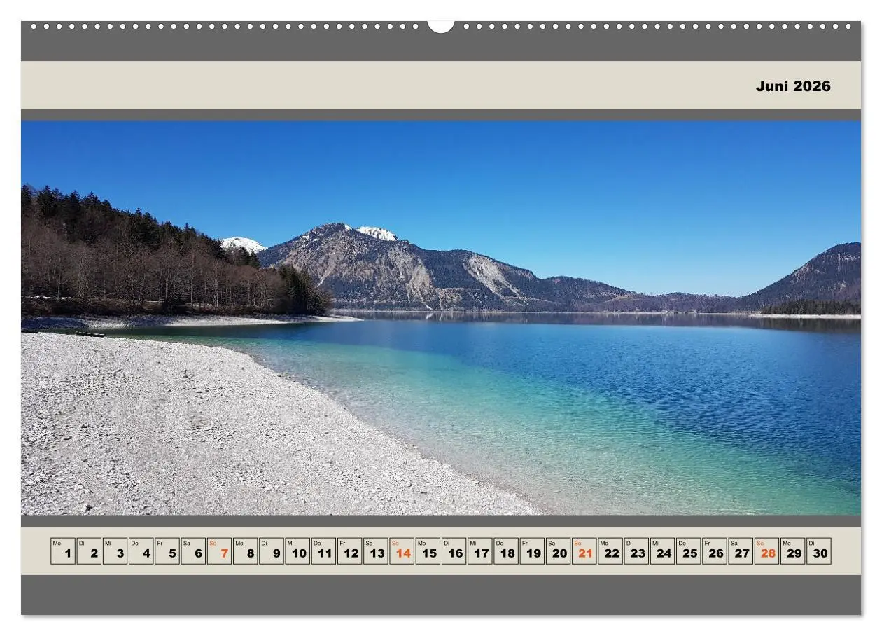 Bild: 9783457440612 | Walchensee Panorama (hochwertiger Premium Wandkalender 2026 DIN A2...