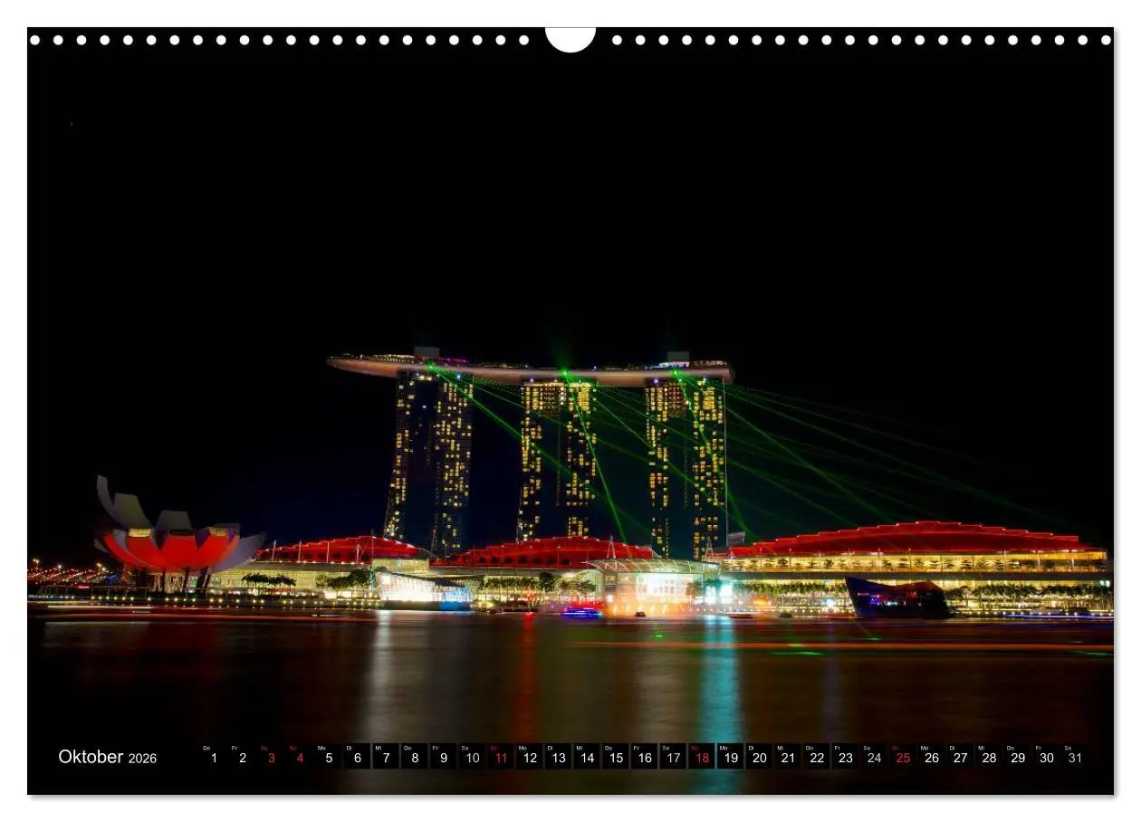 Bild: 9783457990612 | Singapur - Einzigartige Skylines (Wandkalender 2026 DIN A3 quer),...