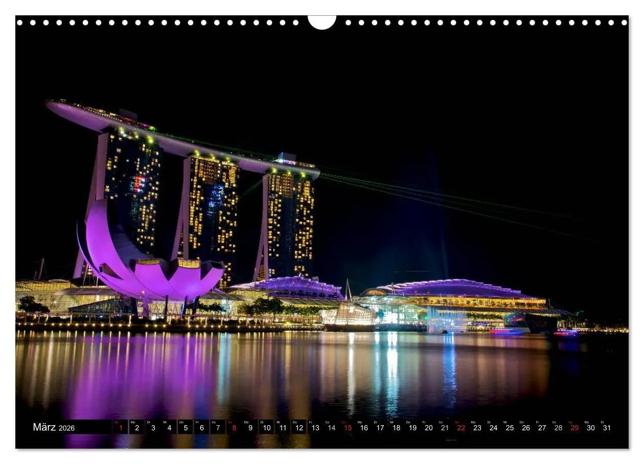 Bild: 9783457990612 | Singapur - Einzigartige Skylines (Wandkalender 2026 DIN A3 quer),...